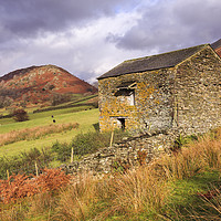Buy canvas prints of Barn in the Troutbeck Valley by Andrew Ray