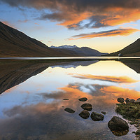 Buy canvas prints of Reflections in Loch Etive by Andrew Ray