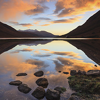Buy canvas prints of Sunset at Loch Etive by Andrew Ray