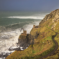 Buy canvas prints of Botallack Storm by Andrew Ray