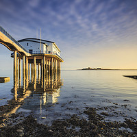 Buy canvas prints of RNLI Station (Roa Island) by Andrew Ray