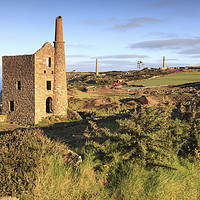 Buy canvas prints of Morning at Wheal Owles by Andrew Ray