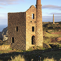Buy canvas prints of Wheal Owles Engine House by Andrew Ray