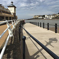 Buy canvas prints of Path to Marine Lake (Weston Super Mare) by Andrew Ray