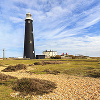 Buy canvas prints of Dungeness Lighthouse by Andrew Ray