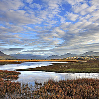 Buy canvas prints of Glaslyn Marshes by Andrew Ray
