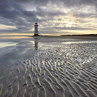 Buy canvas prints of Point of Ayr Lighthouse by Andrew Ray