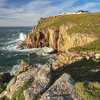 Buy canvas prints of Greeb Zawn (Lands End) by Andrew Ray