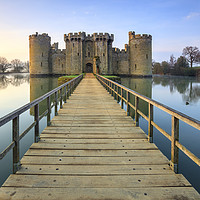 Buy canvas prints of Bodiam Castle Entrance by Andrew Ray