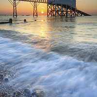 Buy canvas prints of Sunrise at Selsey by Andrew Ray