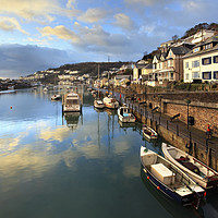 Buy canvas prints of Sunrise Reflections (Looe) by Andrew Ray