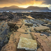 Buy canvas prints of Setting Sun over Hoy   by Andrew Ray