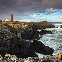 Buy canvas prints of Butt of Lewis Lighthouse by Andrew Ray