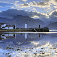 Buy canvas prints of Corpach Reflections by Andrew Ray