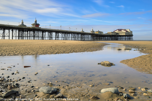 Morning at Blackpool North Pier Framed Print by Andrew Ray