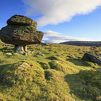 Buy canvas prints of Morning at the Norber Erratics by Andrew Ray