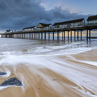 Buy canvas prints of Morning at Southwold Pier by Andrew Ray