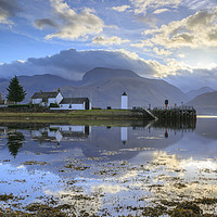 Buy canvas prints of Morning at Corpach by Andrew Ray