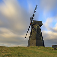 Buy canvas prints of Footpath past Rottingdean Windmill by Andrew Ray