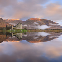 Buy canvas prints of Autumn morning (Loch Awe) by Andrew Ray