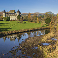 Buy canvas prints of Morning at Inveraray Castle by Andrew Ray