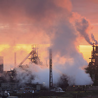 Buy canvas prints of Port Talbot sunset by Andrew Ray