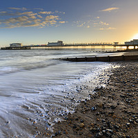 Buy canvas prints of Towards Worthing Pier by Andrew Ray