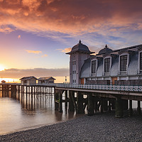 Buy canvas prints of Sunrise at Penarth Pier by Andrew Ray