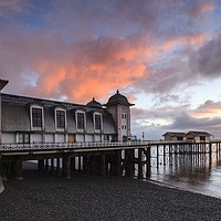 Buy canvas prints of Sunrise over Penarth Pier by Andrew Ray