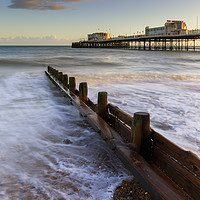 Buy canvas prints of Towards Worthing Pier by Andrew Ray