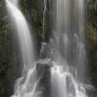 Buy canvas prints of Ceunant Mawr Waterfall by Andrew Ray