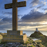 Buy canvas prints of Cross on Llanddwyn Island by Andrew Ray