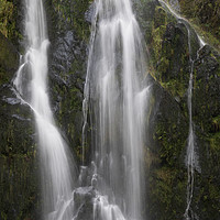 Buy canvas prints of Ceunant Mawr Waterfall cascade by Andrew Ray
