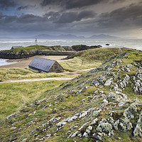 Buy canvas prints of Towards the mountain (Llanddwyn Island) by Andrew Ray