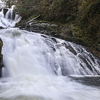 Buy canvas prints of Swallow Waterfalls by Andrew Ray