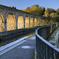 Buy canvas prints of Late afternoon at Chirk Aqueduct by Andrew Ray