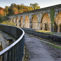 Buy canvas prints of Chirk Aqueduct and Viaduct by Andrew Ray