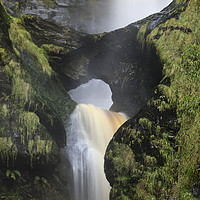 Buy canvas prints of The arch (Pistyll Rhaeadr) by Andrew Ray