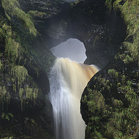 Buy canvas prints of Pistyll Rhaeadr Arch by Andrew Ray