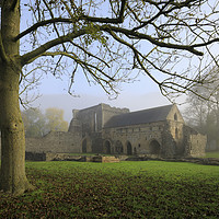 Buy canvas prints of Valle Crucis Abbey by Andrew Ray