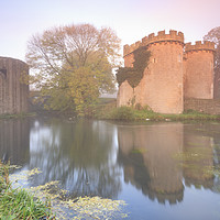 Buy canvas prints of Morning at Whittington Castle by Andrew Ray