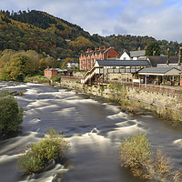 Buy canvas prints of Morning light at Llangollen by Andrew Ray