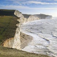 Buy canvas prints of Seven Sisters and Beachy Head by Andrew Ray