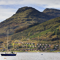 Buy canvas prints of Boat on Loch Goil by Andrew Ray
