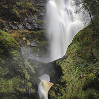 Buy canvas prints of The arch at Pistyll Rhaeadr by Andrew Ray