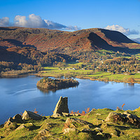 Buy canvas prints of Above Grassmere by Andrew Ray