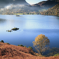 Buy canvas prints of Autumn at Ullswater by Andrew Ray