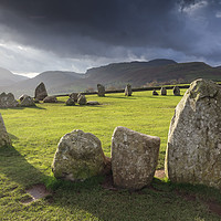 Buy canvas prints of Castlerigg Stone Circle by Andrew Ray