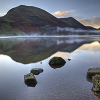 Buy canvas prints of Brotherswater sunrise by Andrew Ray