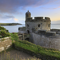 Buy canvas prints of Evening at St Mawes Castle by Andrew Ray